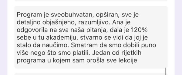 Recenzija polaznice 5