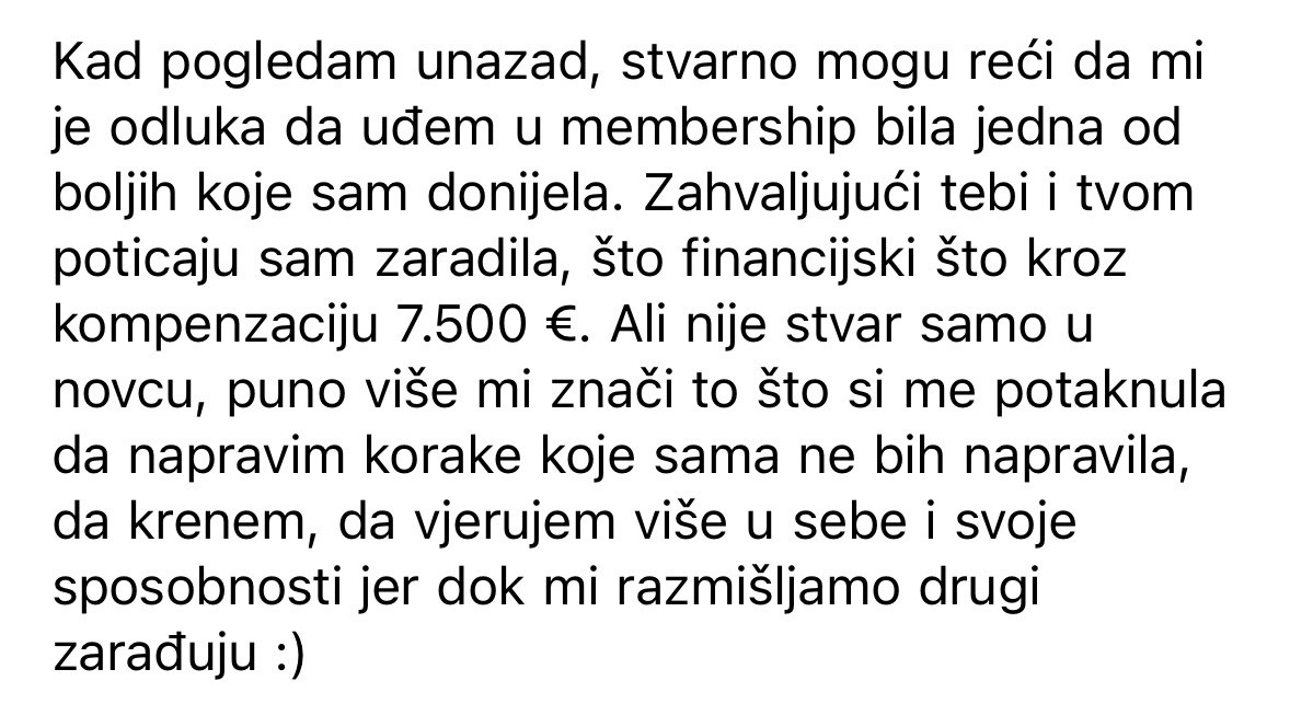 Recenzija polaznice Freelance Akademije