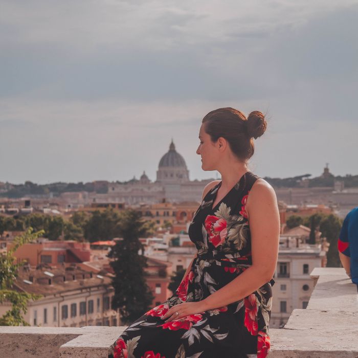 Pogled iz parka Villa Borghese