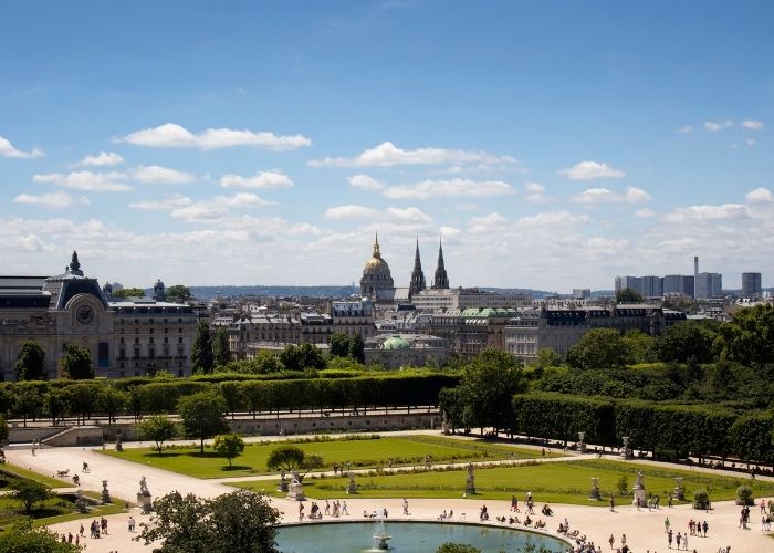 Vrt Jardin des Tuileries u Parizu