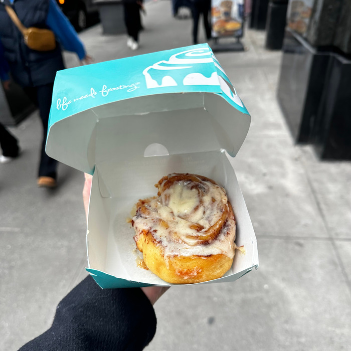 Cinammon roll u New Yorku