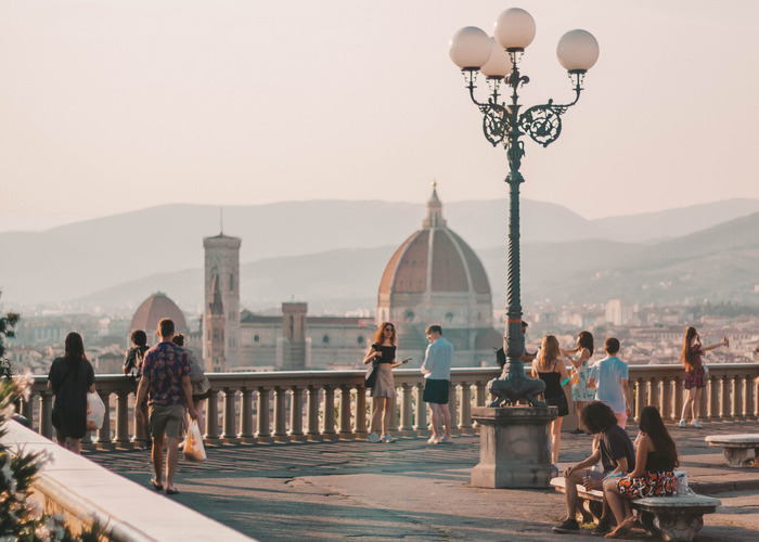 Pogled na Duomo u Firenci.