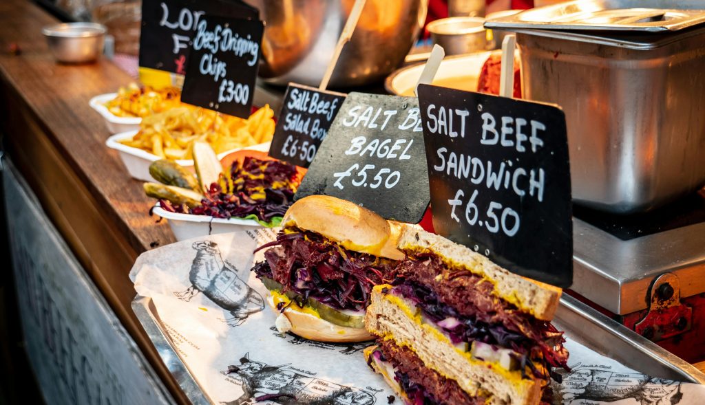 Cijene burgera u Londonu.