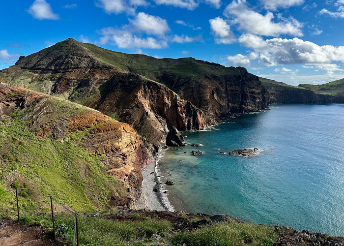A beach on Vereda da Ponta de São Lourenço