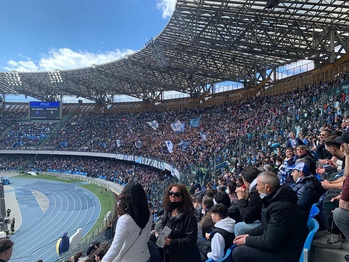 Utakmica na Napolijevom stadionu.