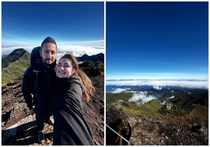 The view from top of Pico Ruivo
