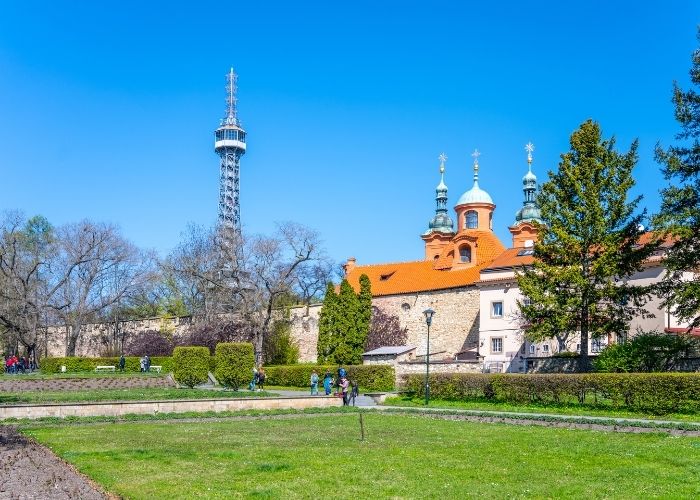 Petrin hill tower in Prague