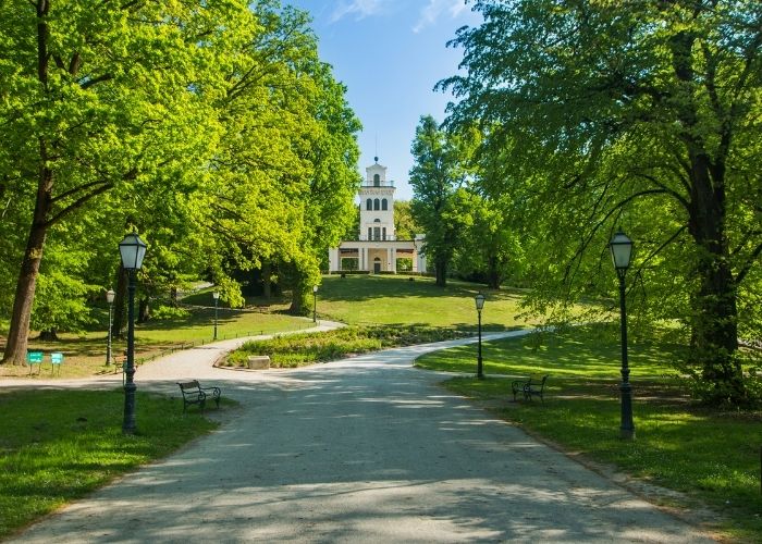 Pavillion in Maksimir Park Zagreb