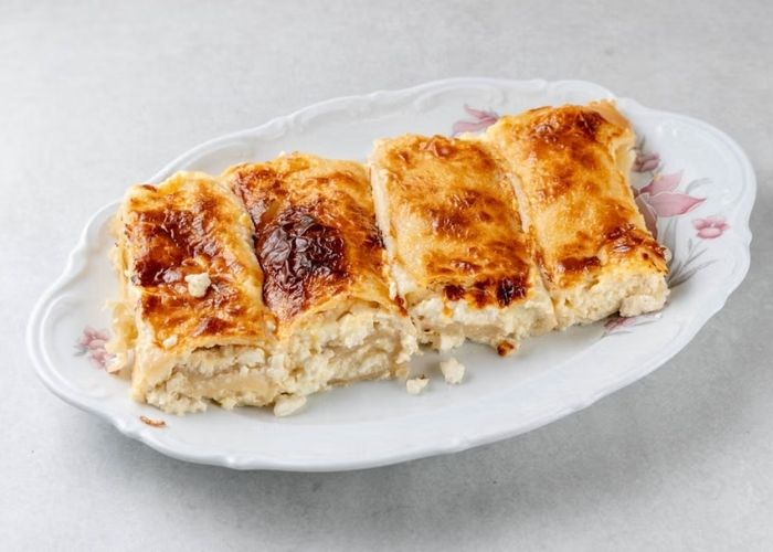 Traditional croatian štrukle with cheese