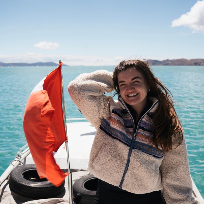 Ana na jezeru Titicaca