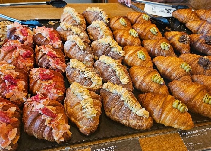 Croissants in Boogie Lab Zagreb
