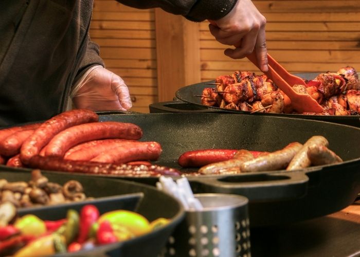 Kobasice na adventu u Pragu