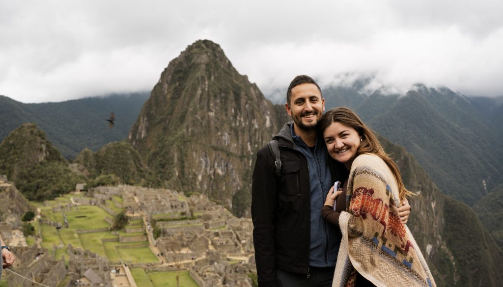 Ana Mihaljević sa mužem na Macchu Picchu