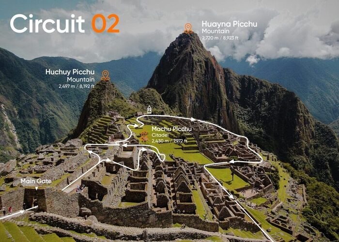 Machu Picchu skica za rutu broj 2.