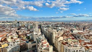Madrid zgrade i krovovi iz zraka
