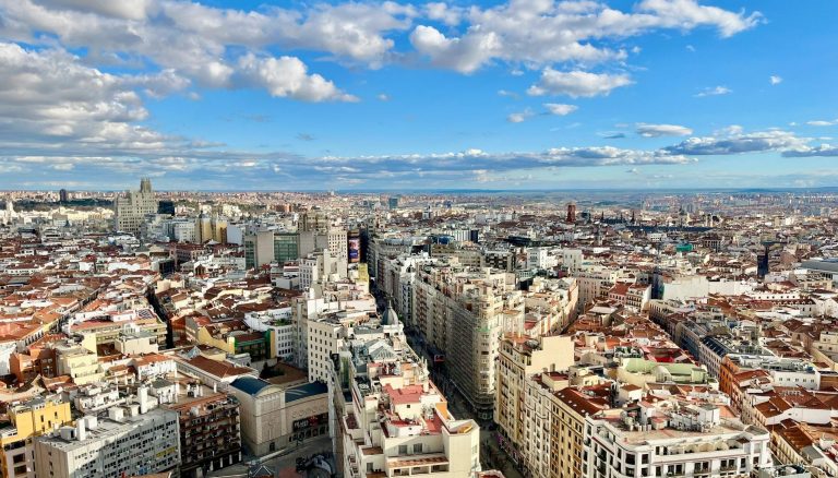 Madrid zgrade i krovovi iz zraka