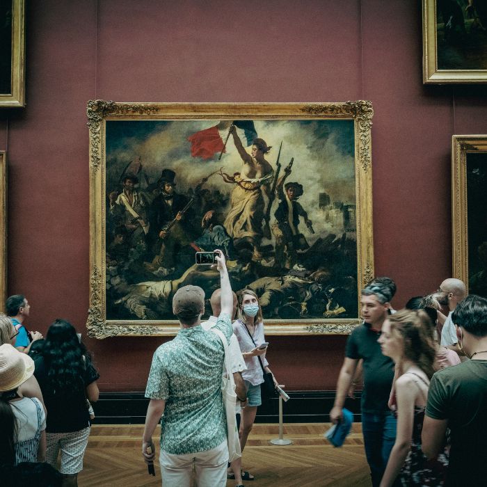 Slika na zidu u Prado muzeju.