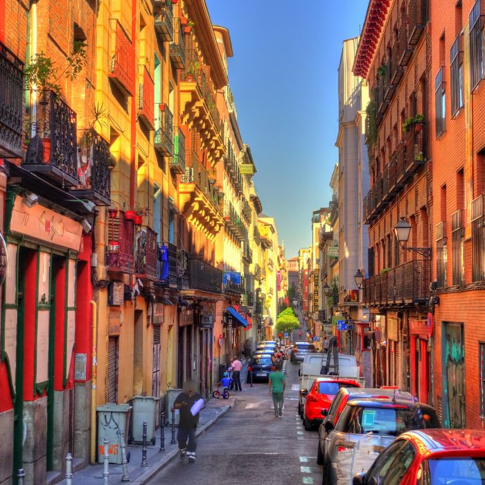 Osnačana ulica u kvartu La Latina