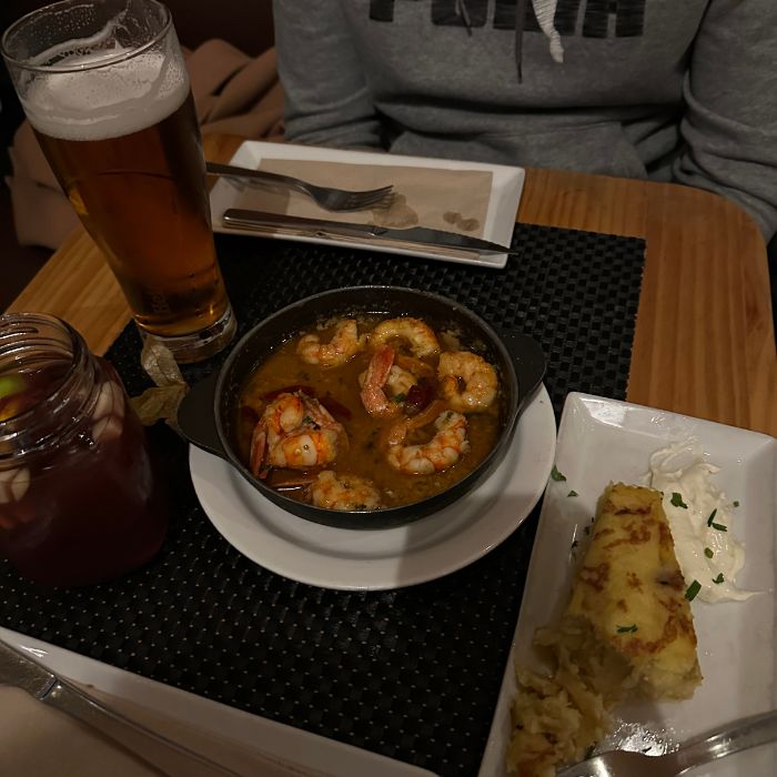 Gamberi zapečeni u maslinovom ulju, Taberna el Sur.