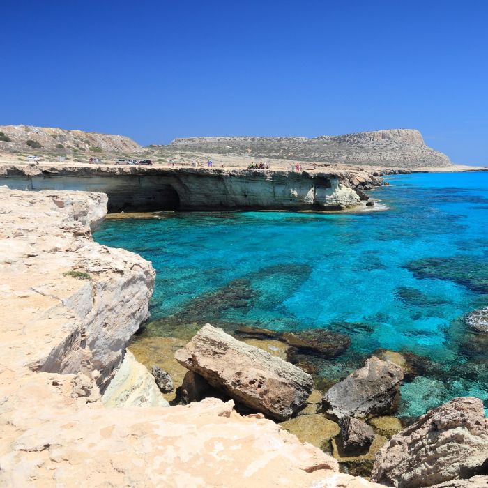 Plava laguna kraj na Cipru